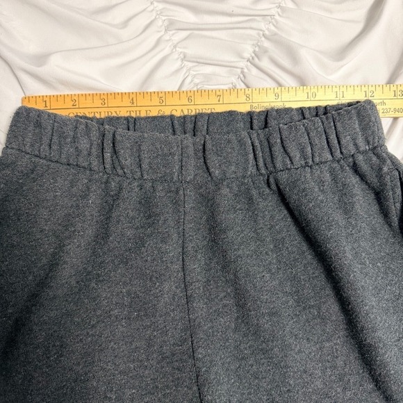 Brandy Melville Jogger‎ Sweatpants Dark Gray Fleece Lined One Size Women's - Picture 7 of 8